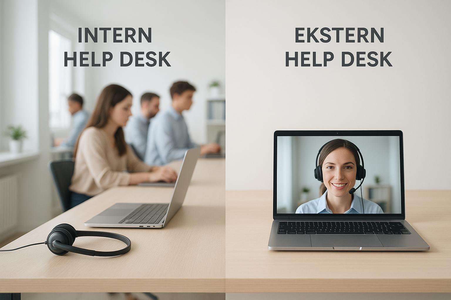 Thumbnail for: Intern vs. Ekstern Help Desk: Hva Er Mest Kostnadseffektivt?