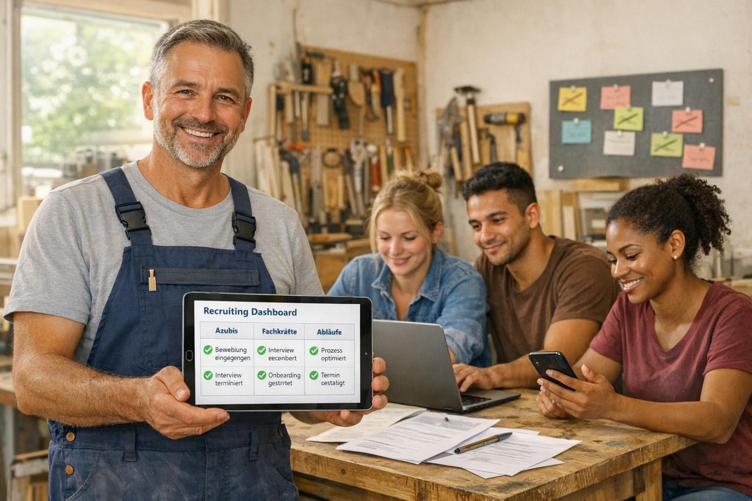 Recruiting im Handwerk: Die 3 größten Bremsen und wie du sie löst