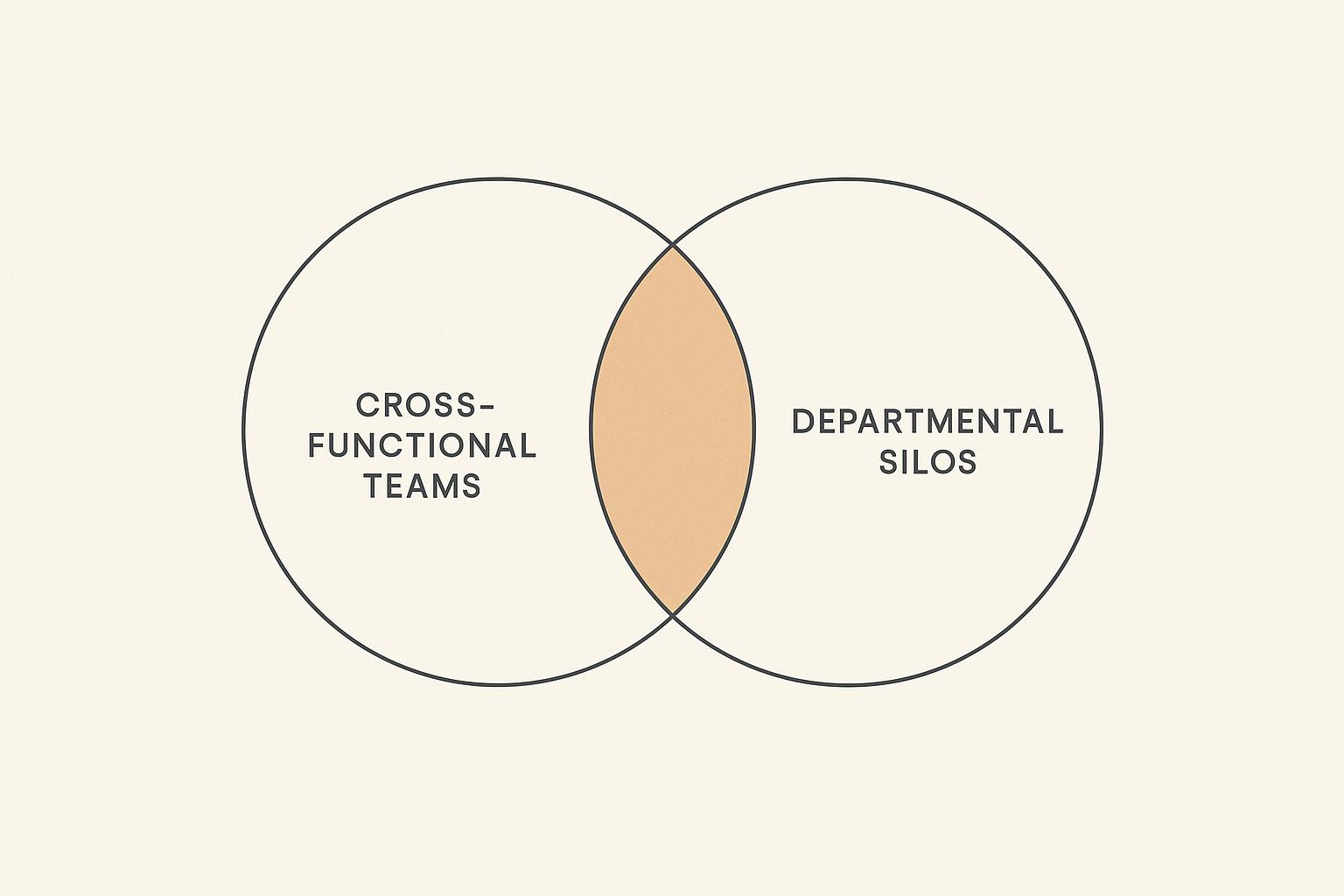 Featured image for article: Cross-Functional Teams vs. Departmental Silos