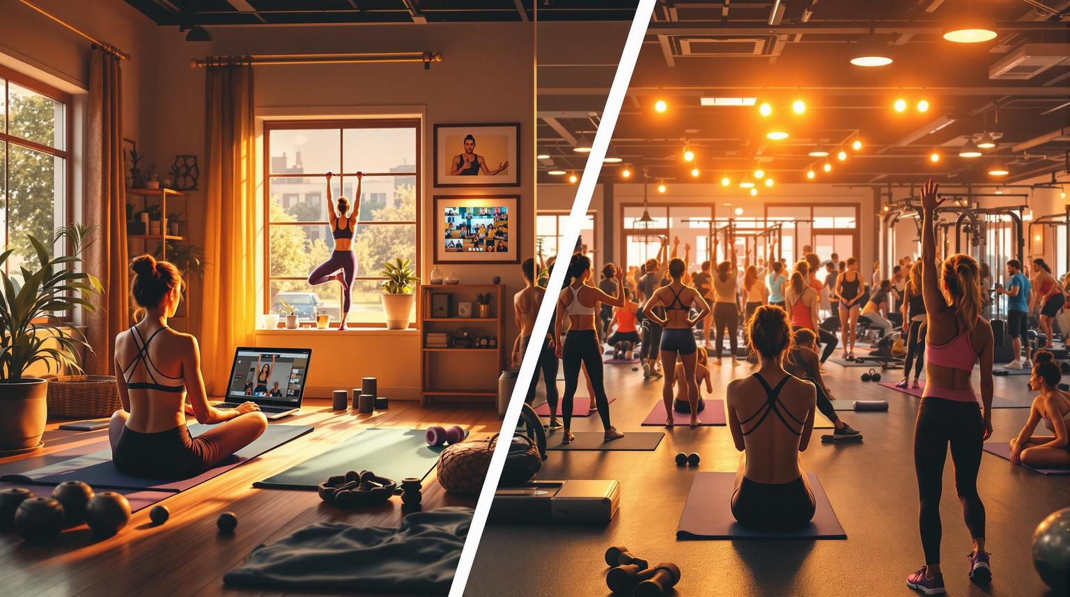 Thumbnail for: Online Fitness Grupe vs. Tradicionalne Teretane