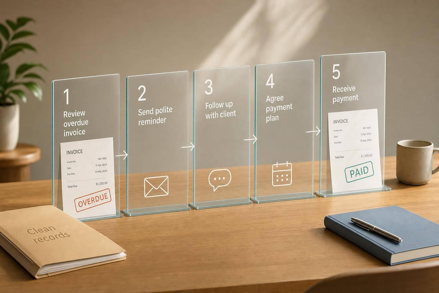 Chasing overdue invoices with Xero