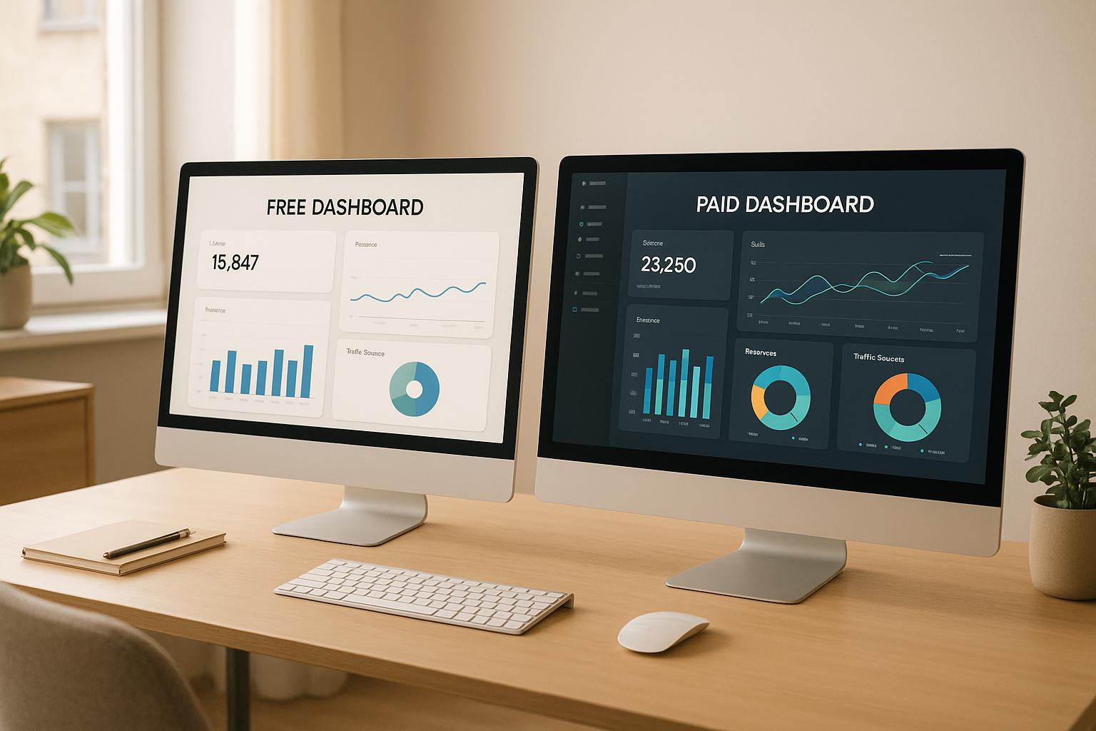 Thumbnail for: Free vs Paid Dashboards: Key Differences