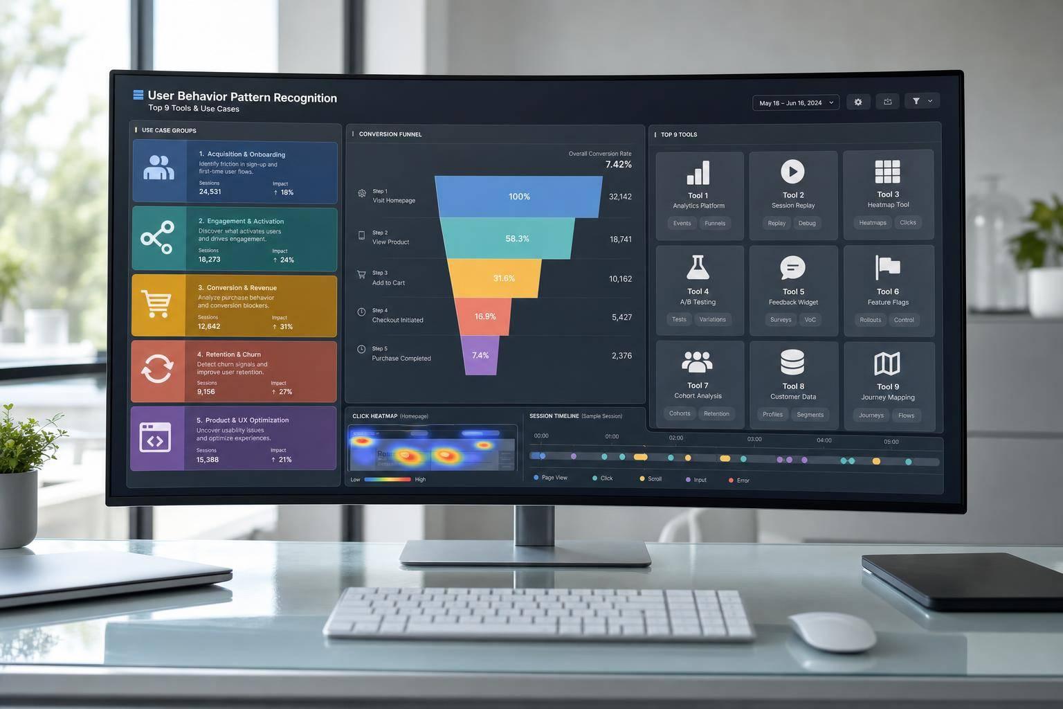 Thumbnail for: Top 9 Tools For User Behavior Pattern Recognition