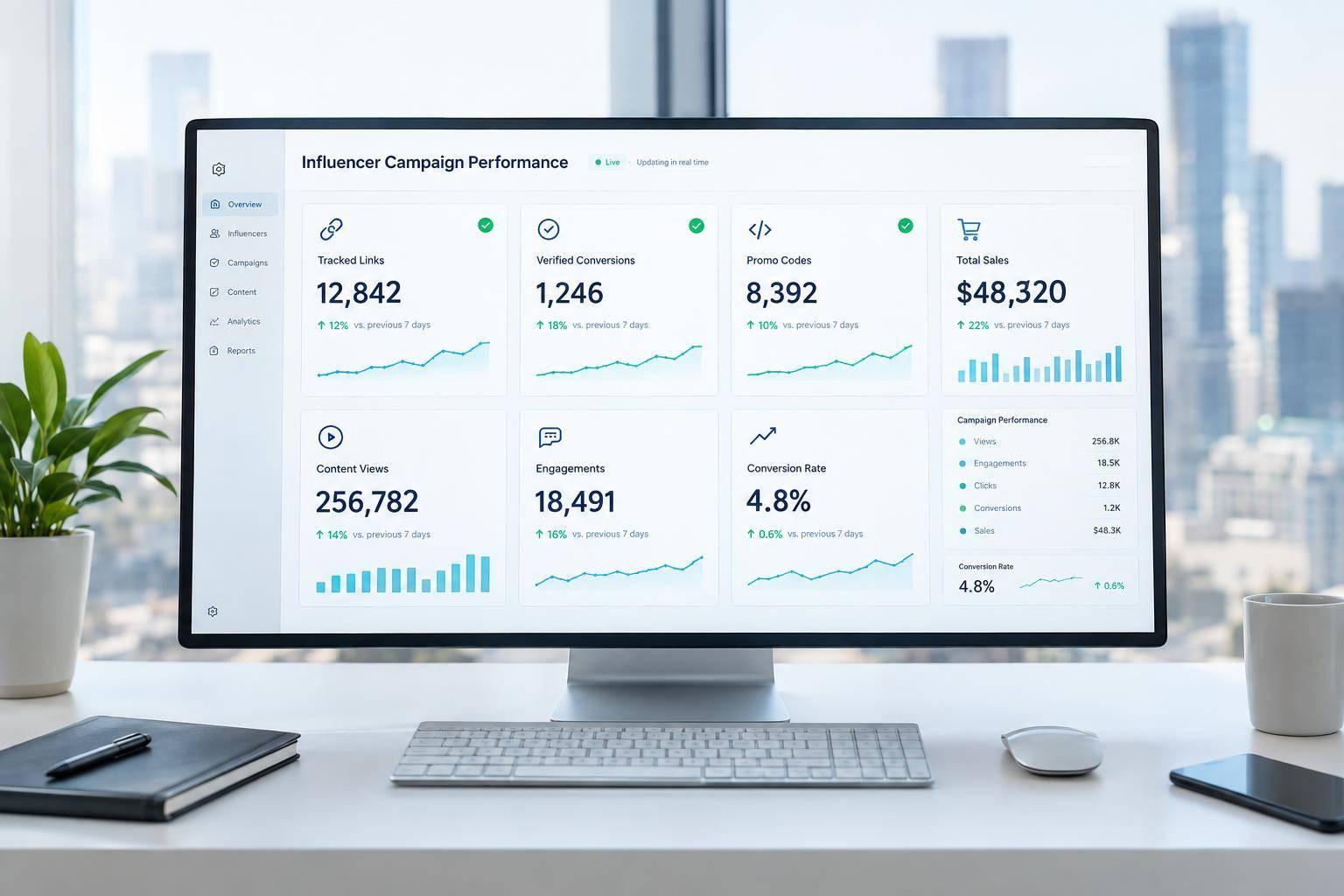 Thumbnail for: 7 Metrics for Real-Time Influencer Campaign Tracking