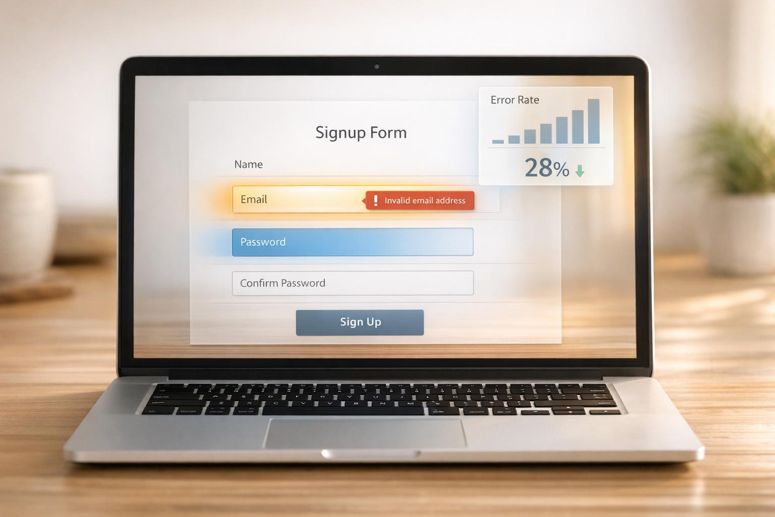 Thumbnail for: Tracking Form Errors to Reduce Abandonment