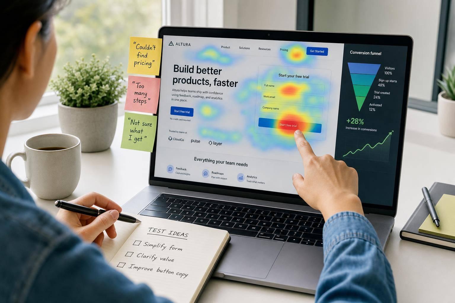 Thumbnail for: How User Feedback Improves Landing Page CRO