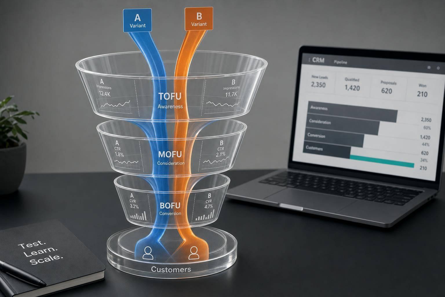 Thumbnail for: How to Run A/B Tests Across Paid Social Funnels