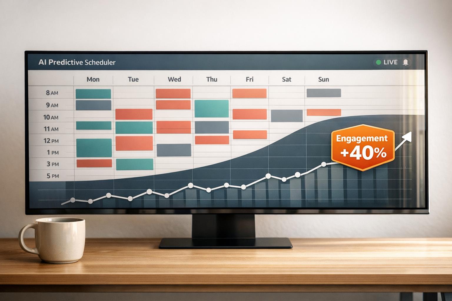 Thumbnail for: How AI Predictive Schedulers Boost Engagement by 40% in 2026