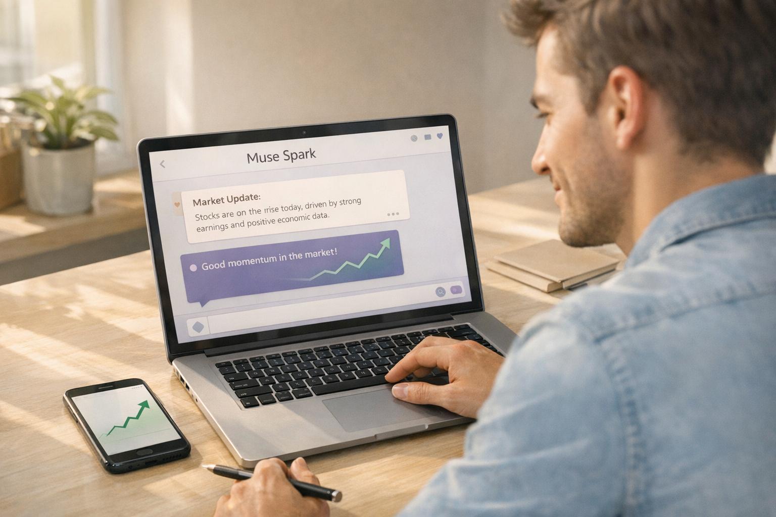 Thumbnail for: Meta Unveils Muse Spark AI Model Amid Positive Market Response