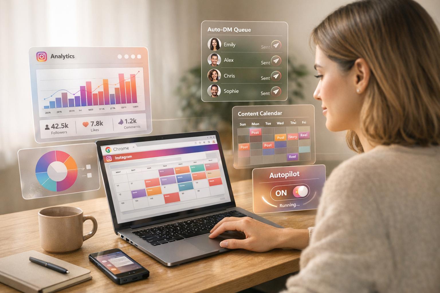 Thumbnail for: 15 Best Instagram Chrome Extensions for 2026 – Analytics, DMs & Growth on Autopilot