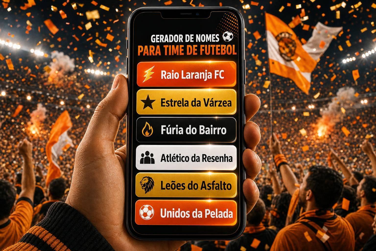 Gerador de Nomes para Time de Futebol