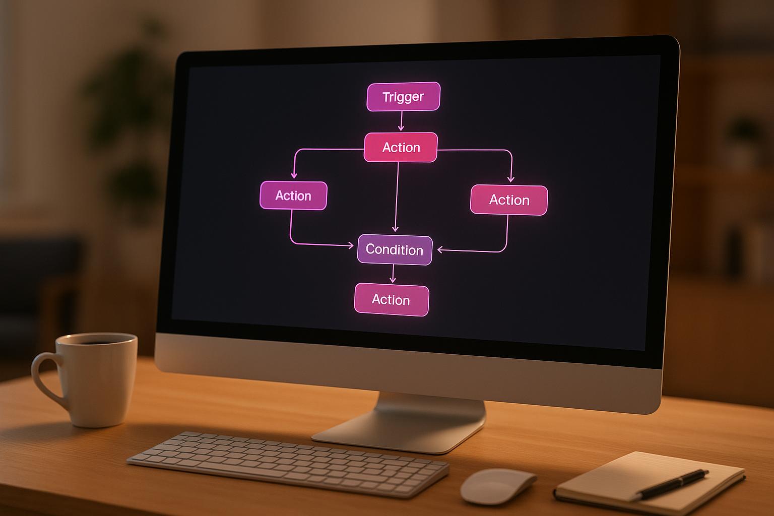 Action Sequencing in No-Code Workflows