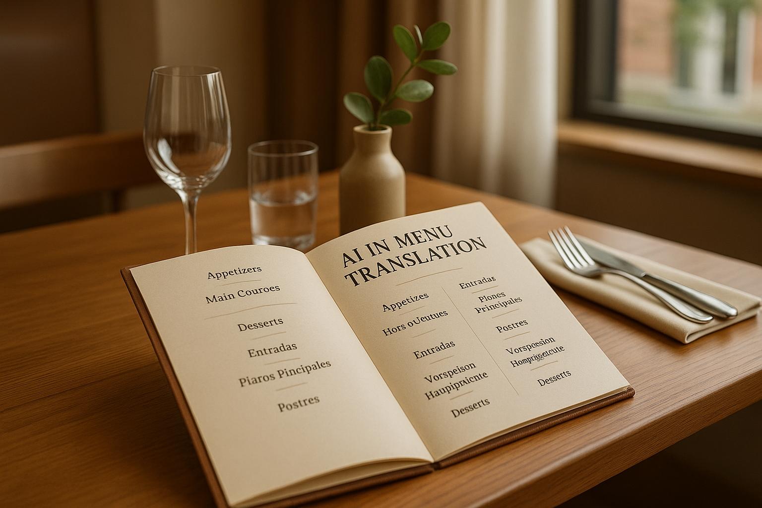 AI in Menu Translation: What You Need to Know