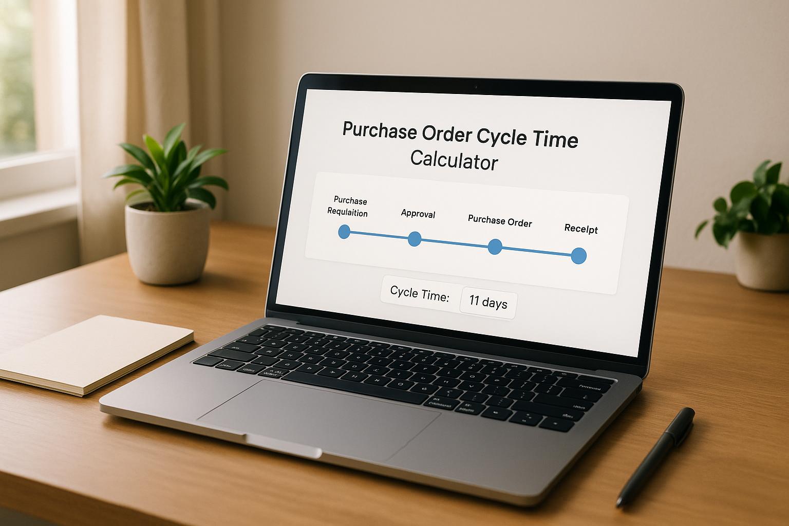 Purchase Order Cycle Time Calculator