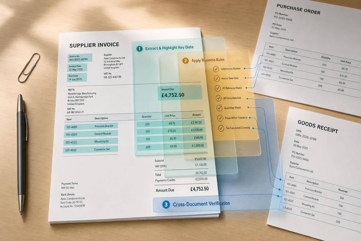 3 Ways AI Flags Supplier Document Mismatches