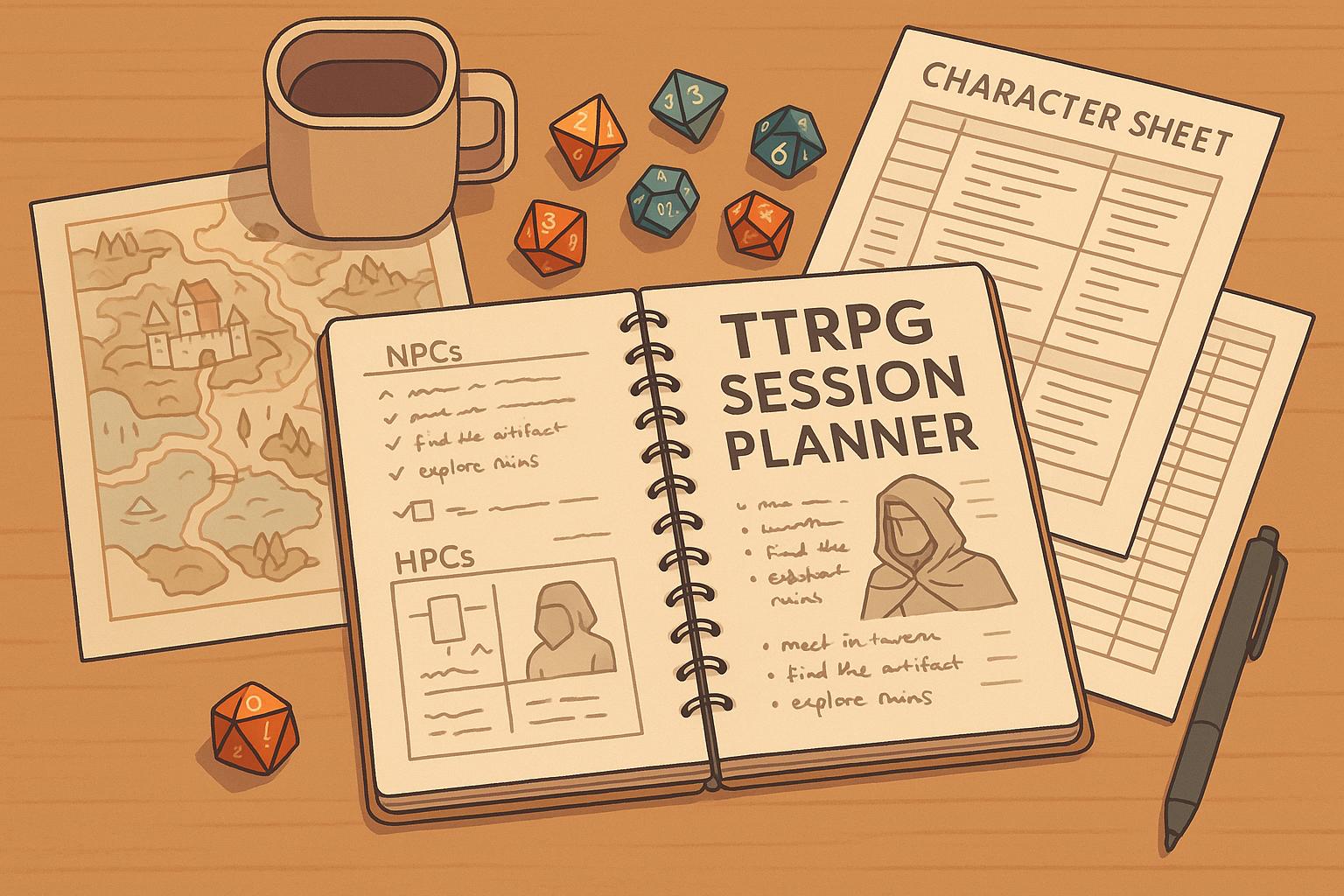 Thumbnail for: TTRPG Session Planner