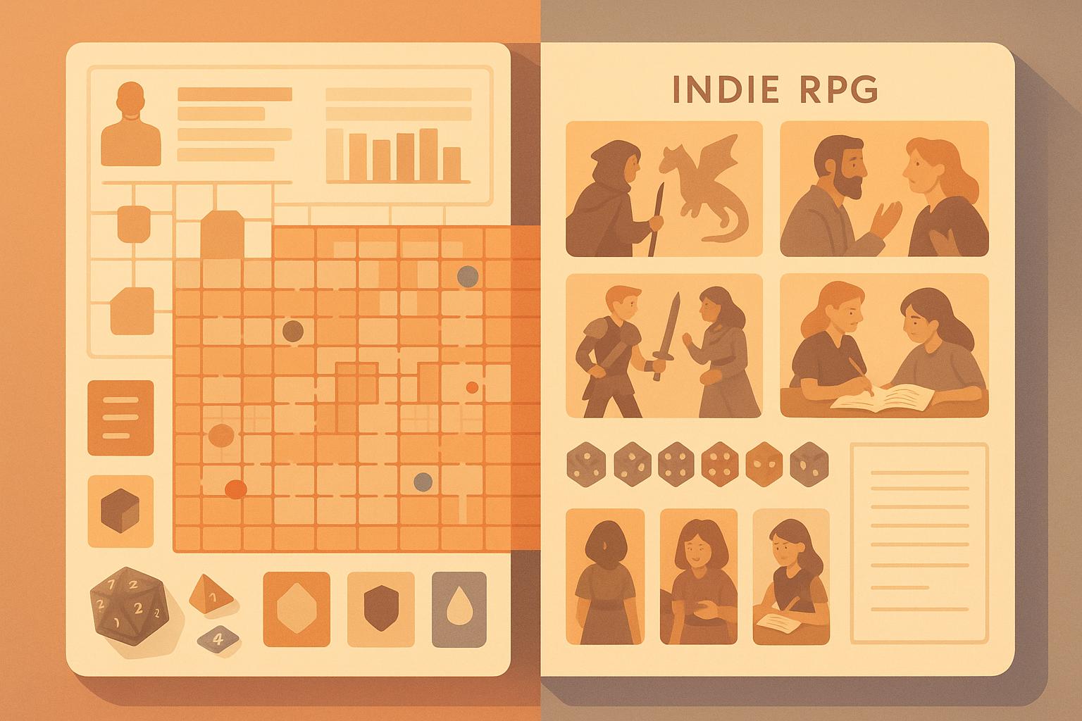 Thumbnail for: Q&A with Designers: Indie vs. Mainstream RPG Challenges