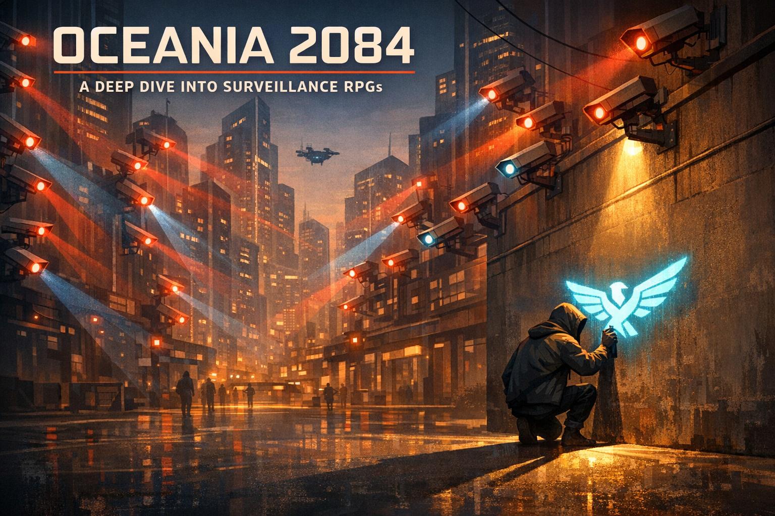 Thumbnail for: Oceania 2084: A Deep Dive into Surveillance RPGs