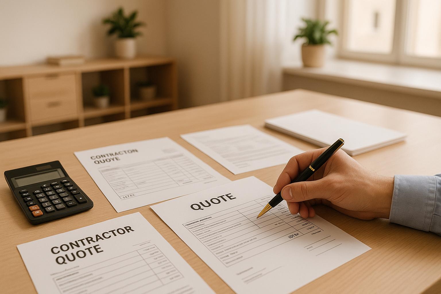 10 Questions to Ask When Reviewing Contractor Quotes