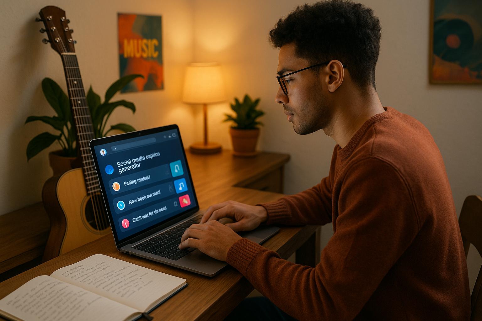 Social Media Caption Generator for Musicians