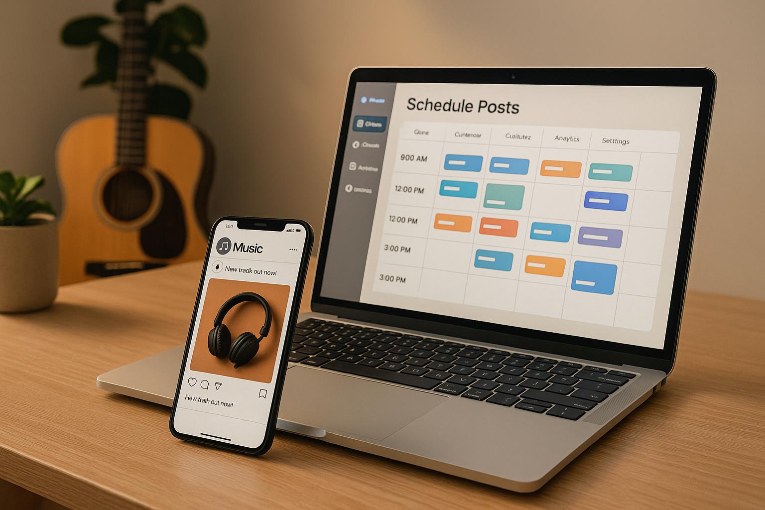 AI Tools for Scheduling Music Posts Effectively