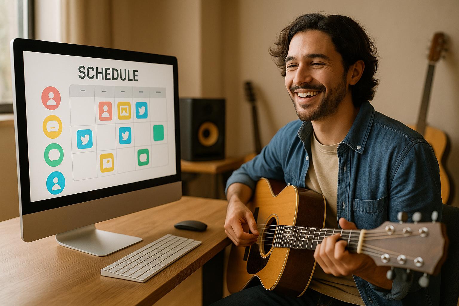 How AI Helps Musicians Save Time on Social Media