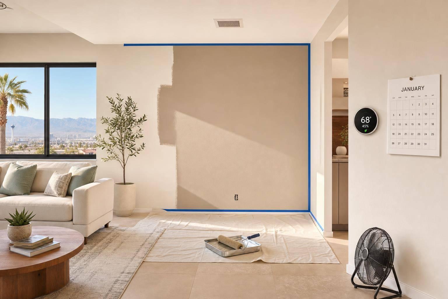Best Time of Year to Paint the Interior of Your Las Vegas Home