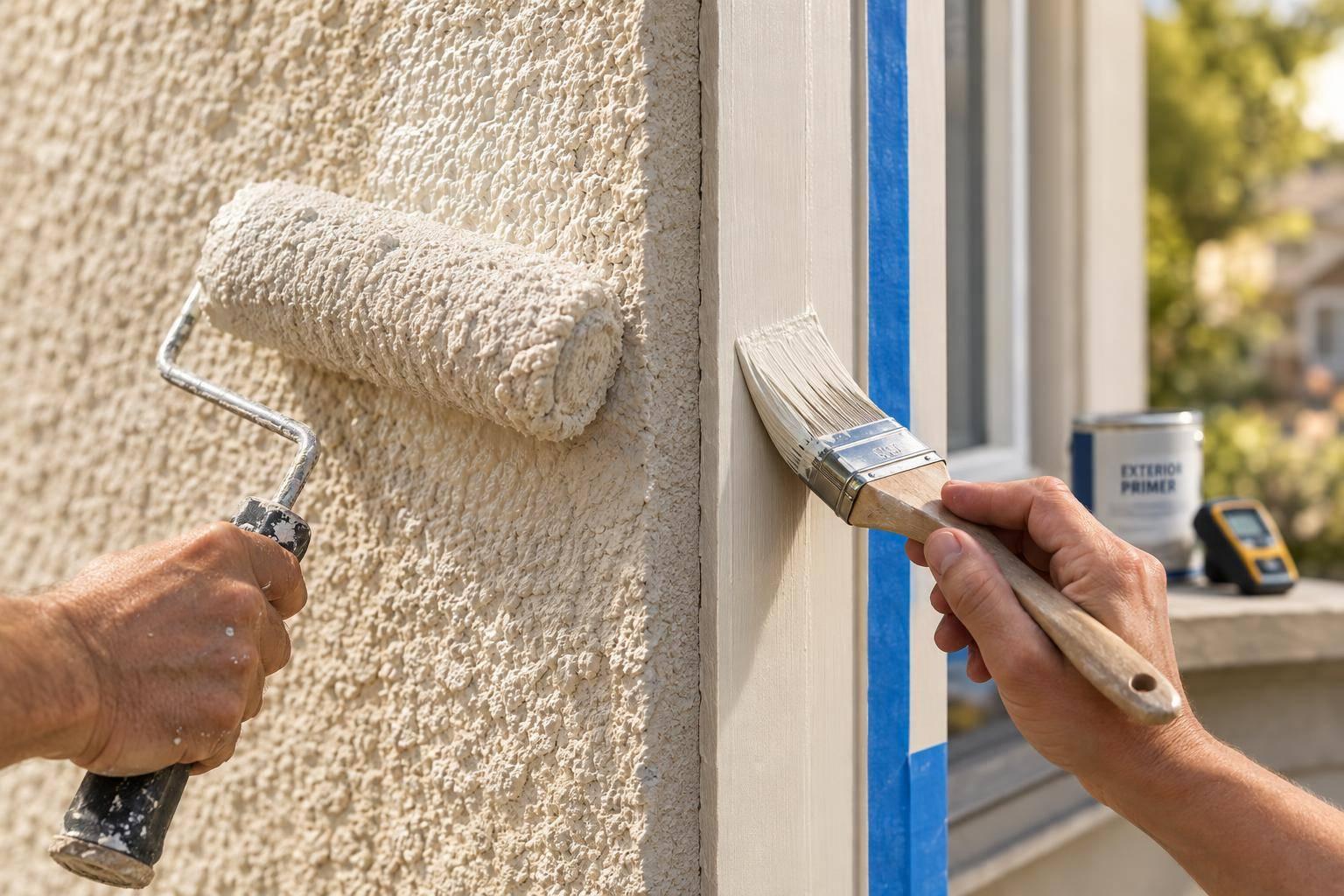 What Makes Painting Stucco Different From Painting Trim