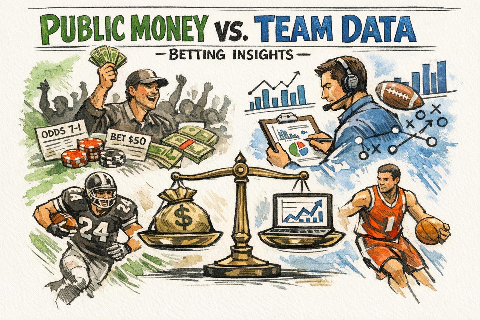 Public Money vs. Team Data: Betting Insights