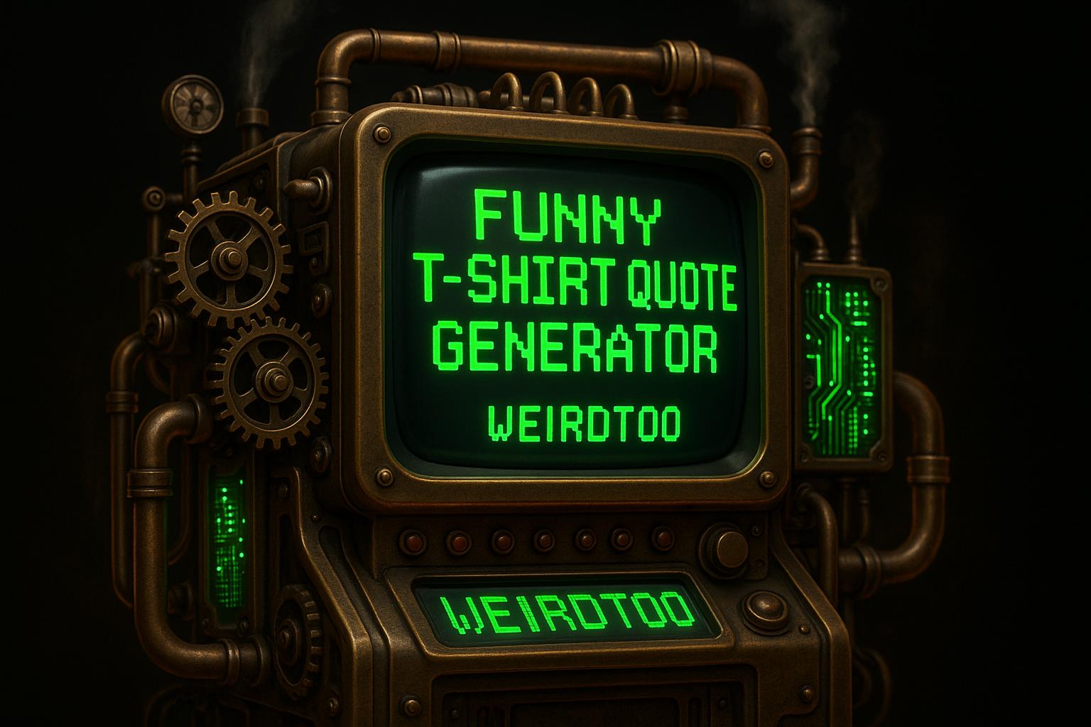 Funny T-Shirt Quote Generator