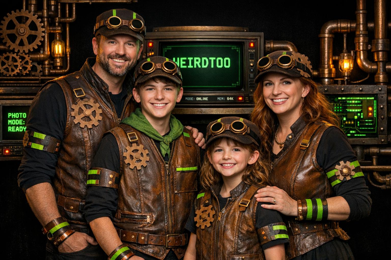 “Matching Family Costumes for Unforgettable Photos”