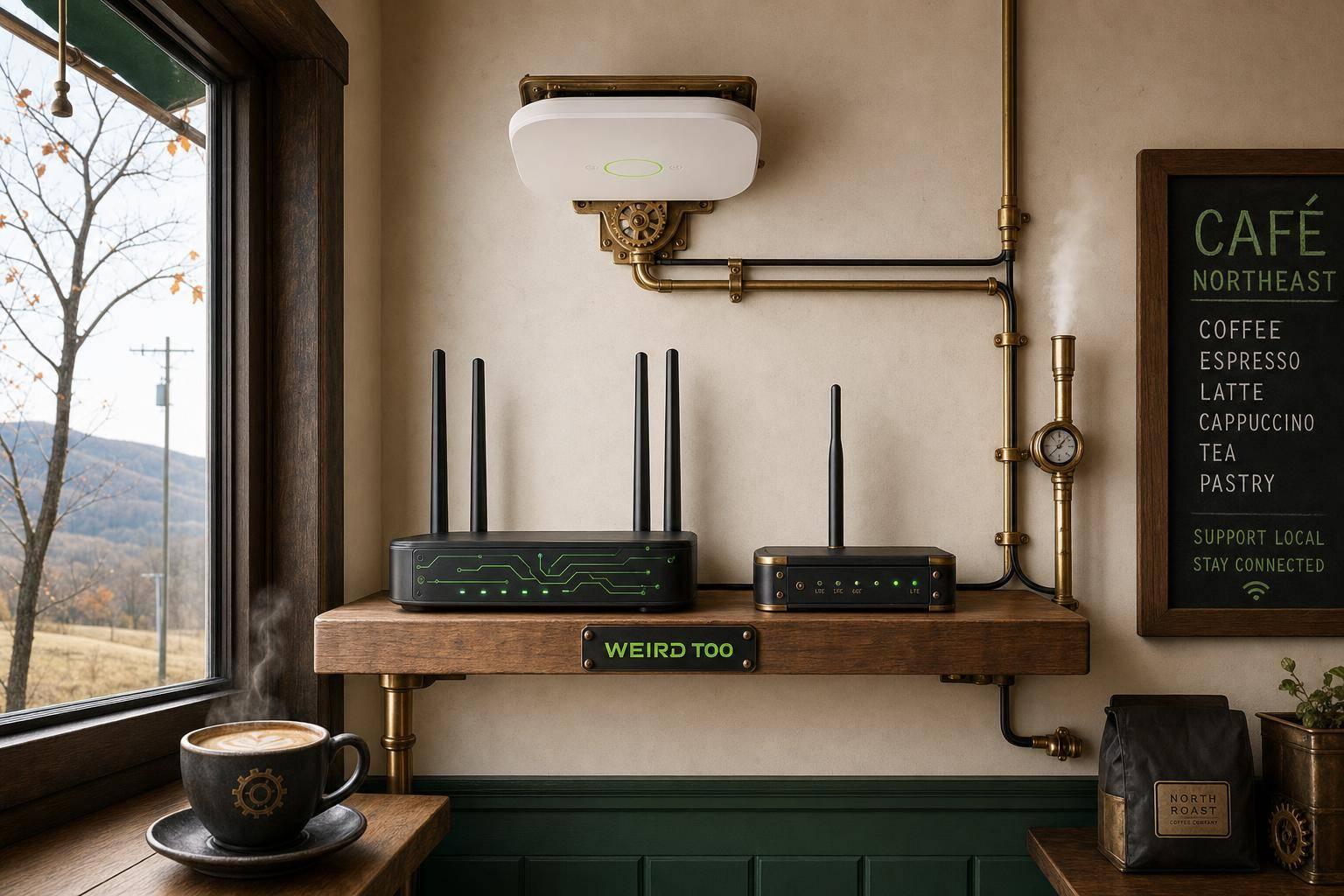 Affordable Network Equipment for Local Cafés Owners in Northeast Rural Areas