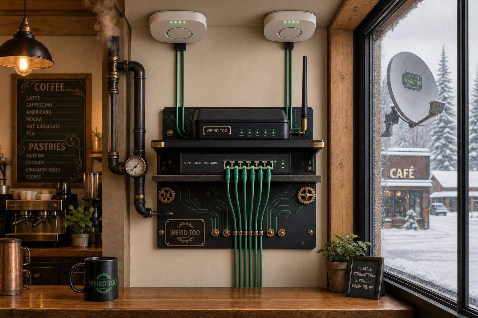 Affordable Network Equipment for Local Cafés Owners in Alaskan Communities