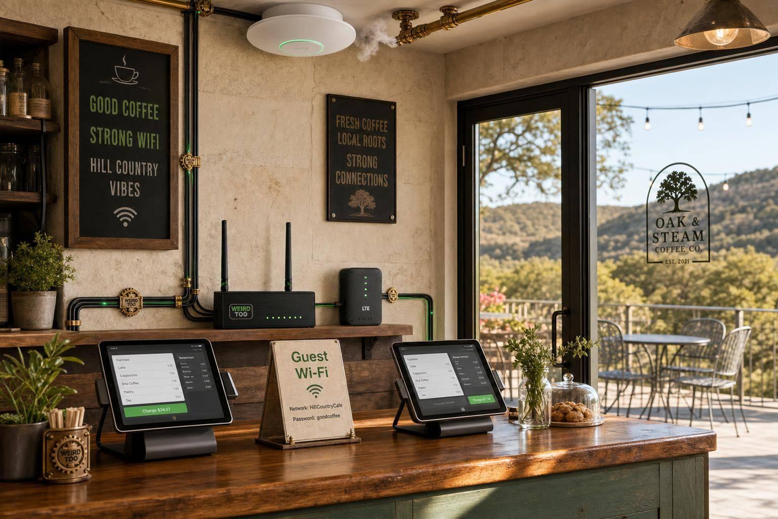 Affordable Network Equipment for Local Cafés Owners in Texas Hill Country