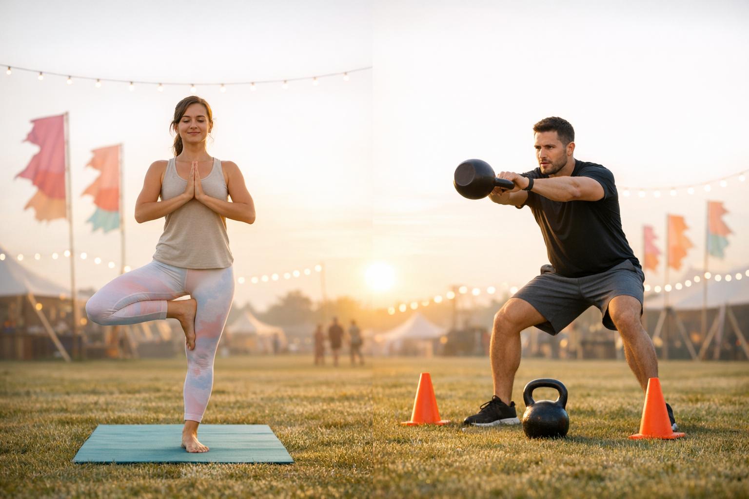 Yoga vs Bootcamp: Which Festival Activity Suits You?