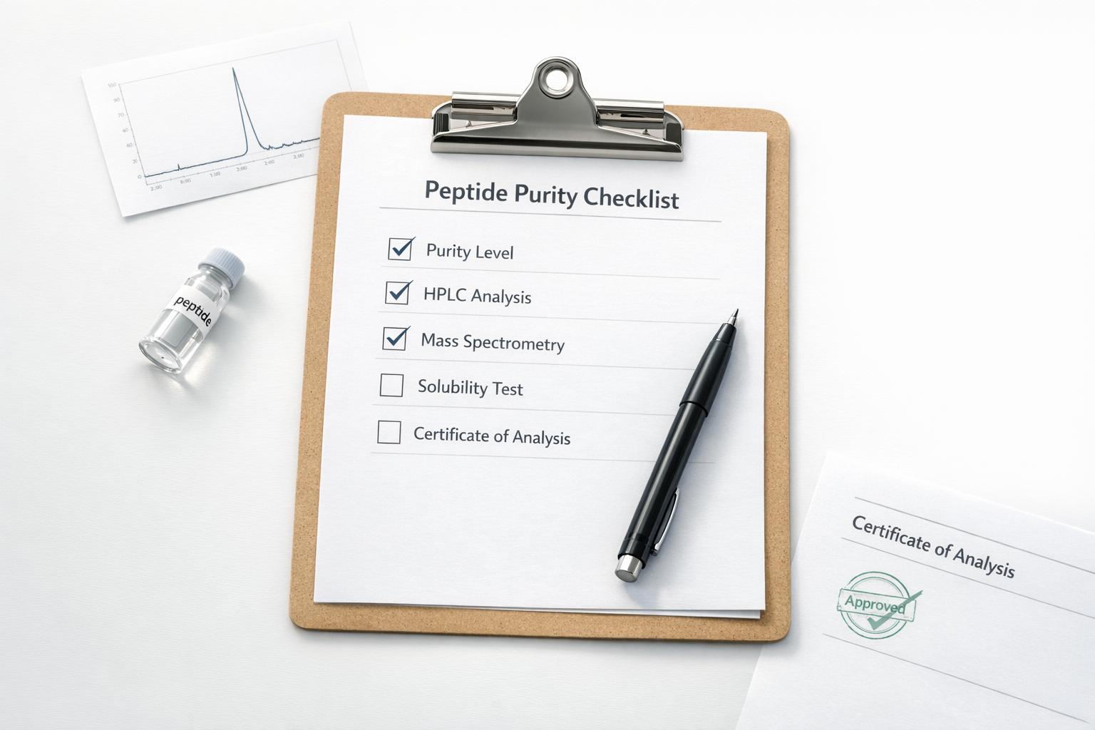 Peptide Purity Testing: Complete Checklist for Buyers
