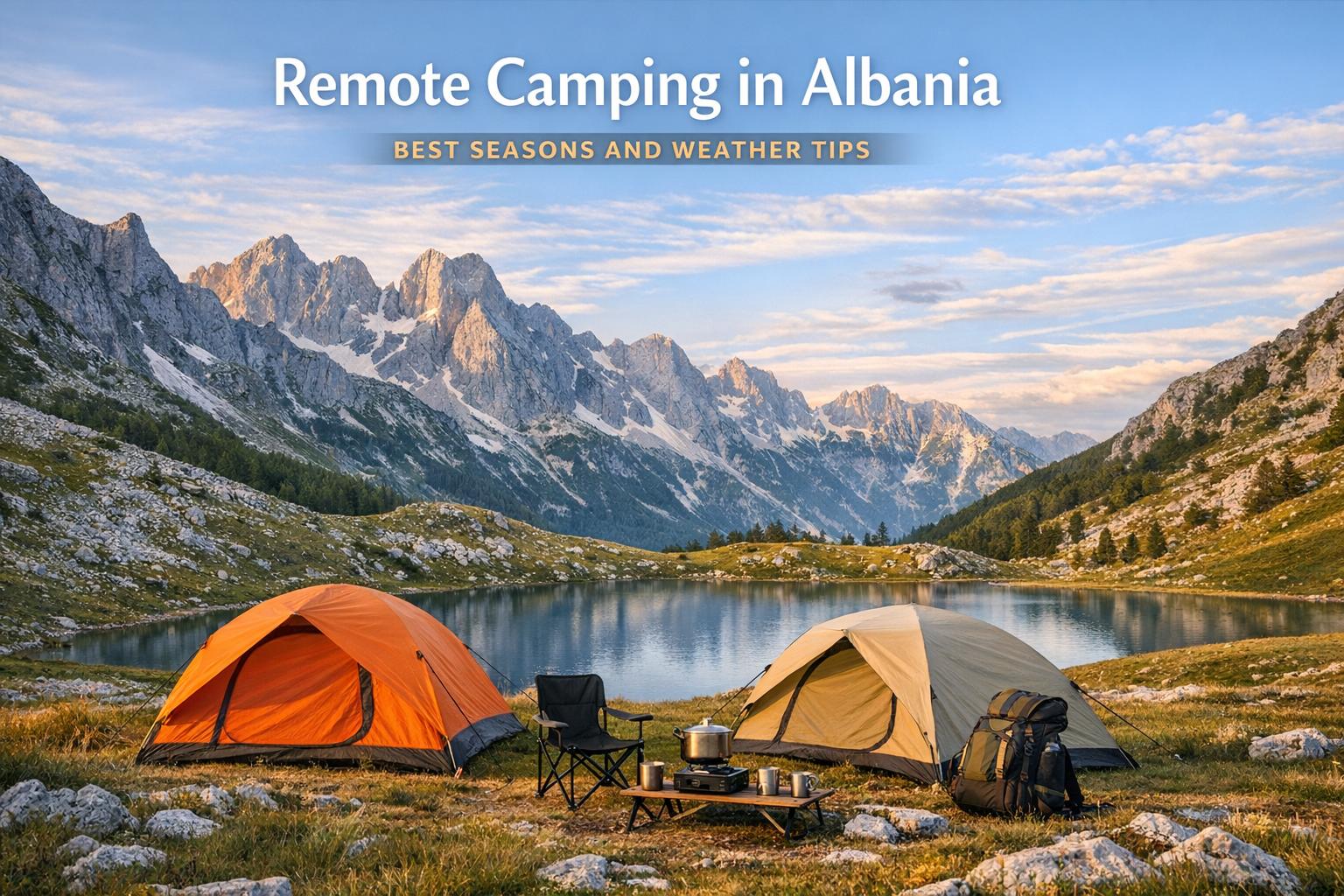 Remote Camping in Albania: Best Seasons and Weather Tips