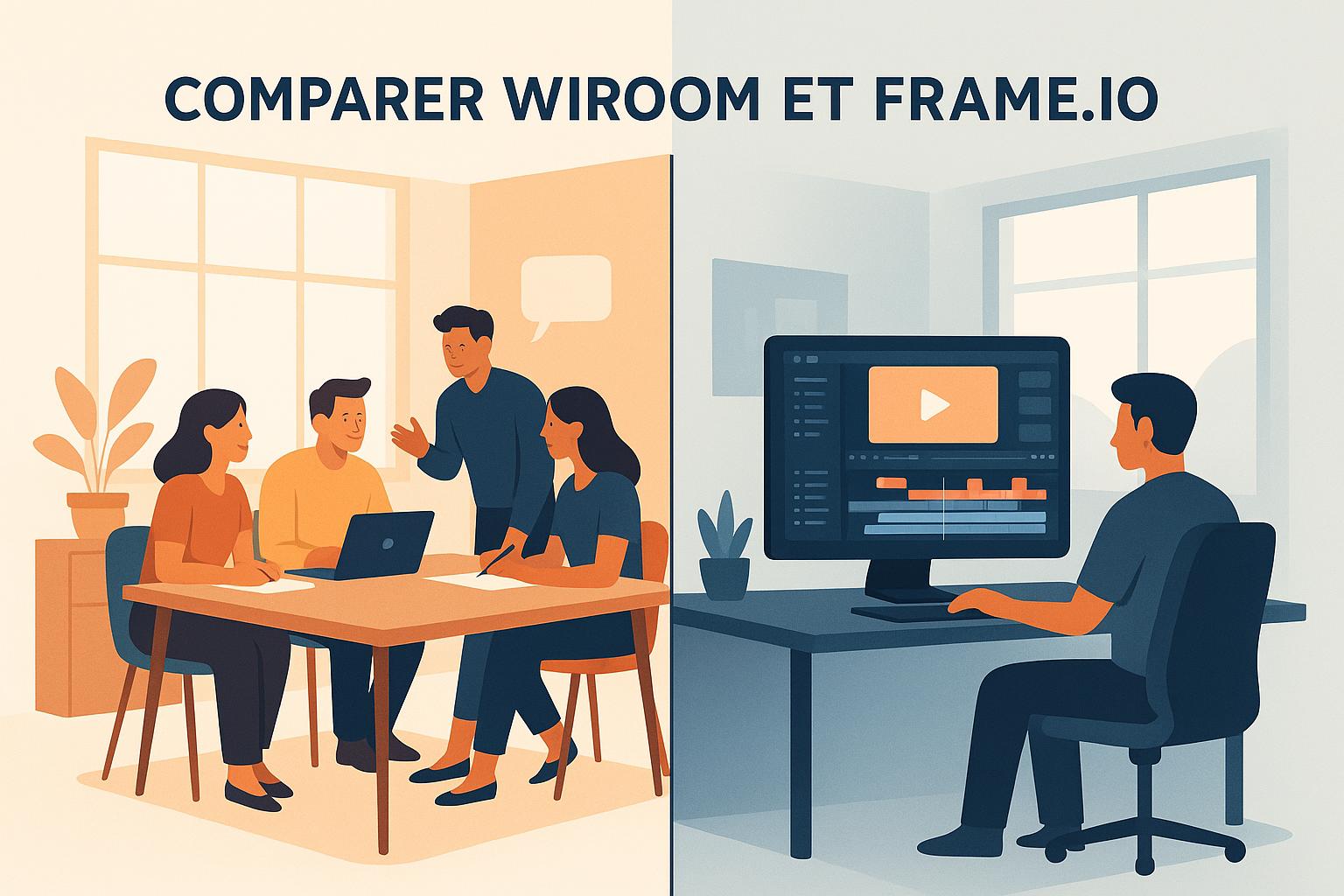 Thumbnail for: comparer wiroom et frame.io