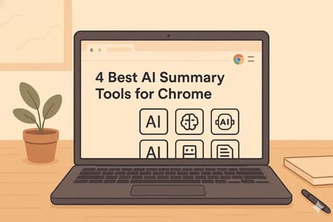 Headline image for 4 Best AI Summary Tools for Chrome in 2025