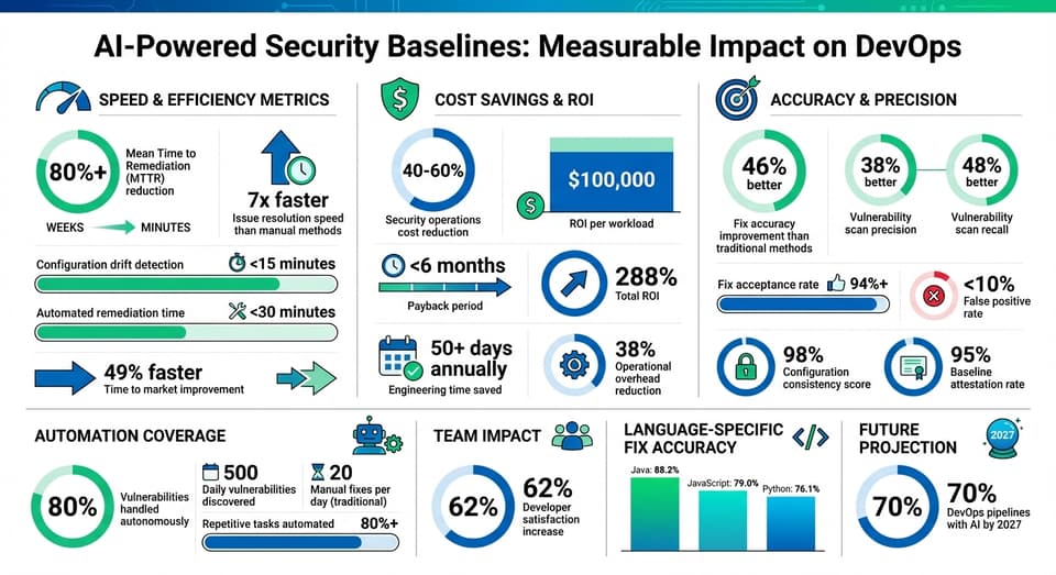 AI-Powered Security Baselines: Key Performance Metrics and ROI for DevOps Teams