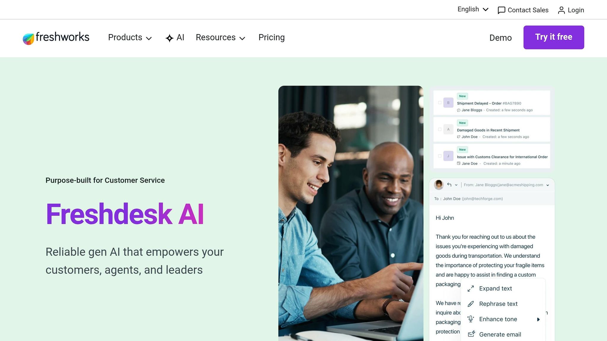 Freshdesk AI