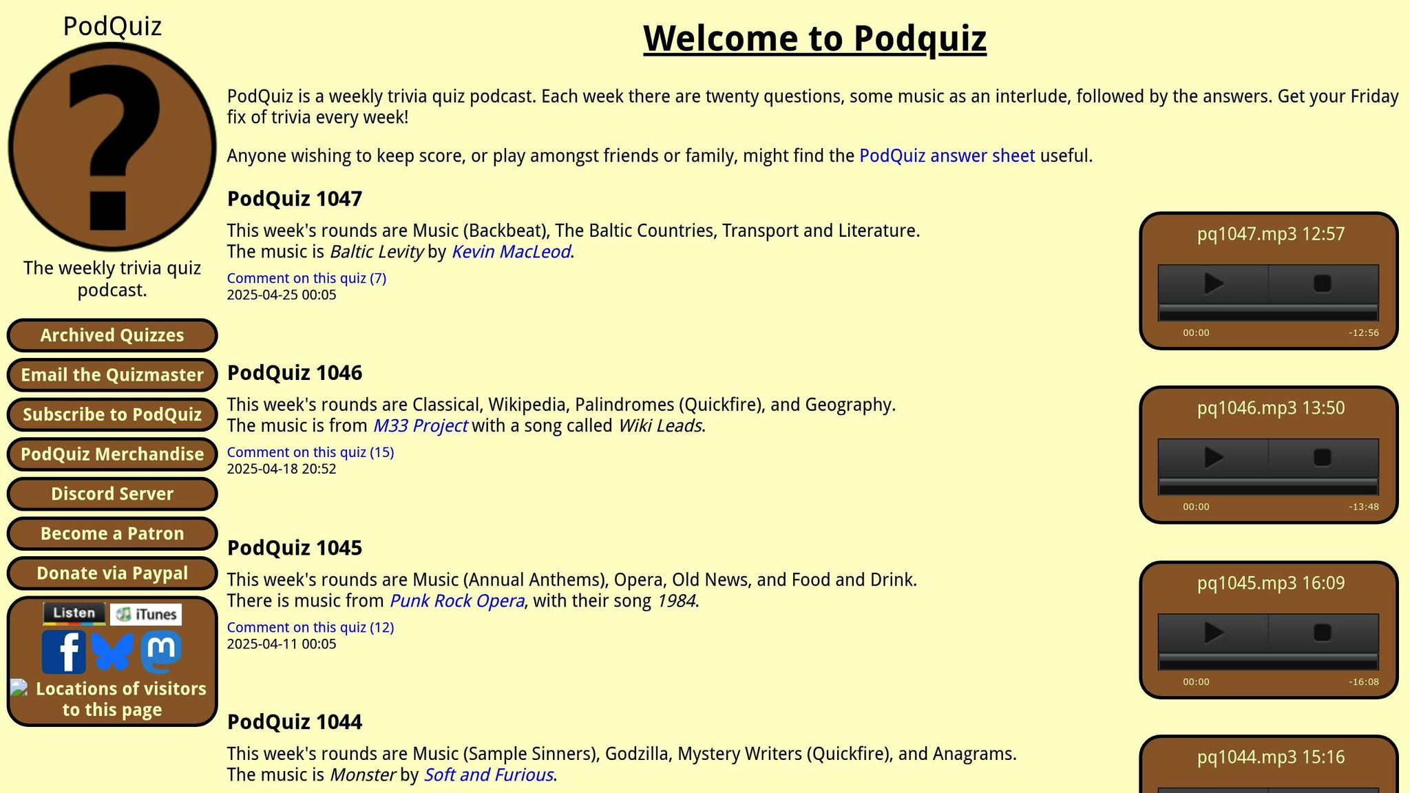 PodQuiz