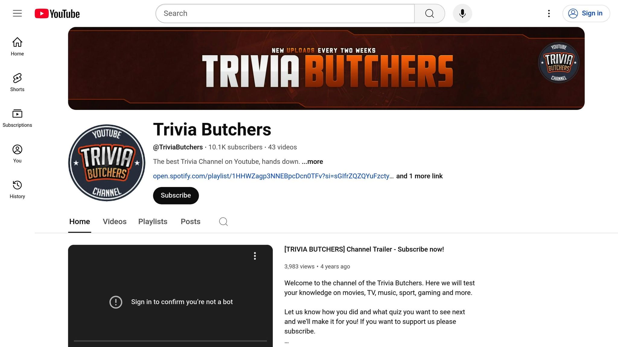 Trivia Butchers