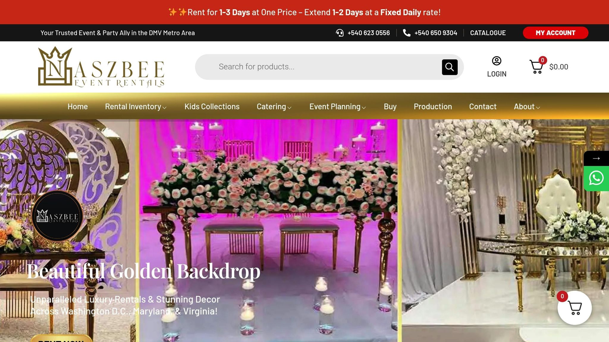 Naszbee's Event Rentals