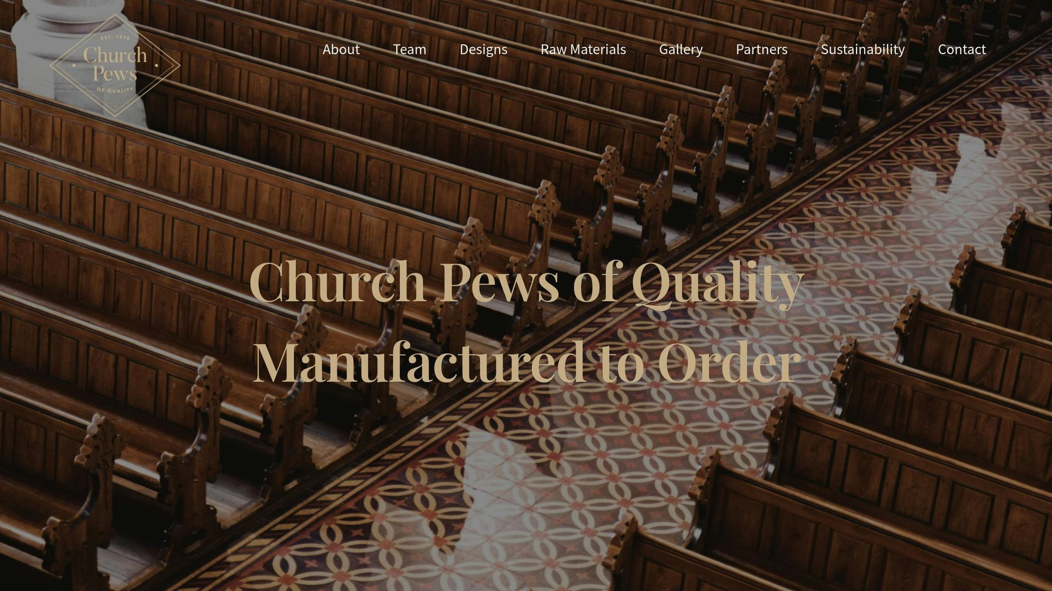 Church Pews of Quality