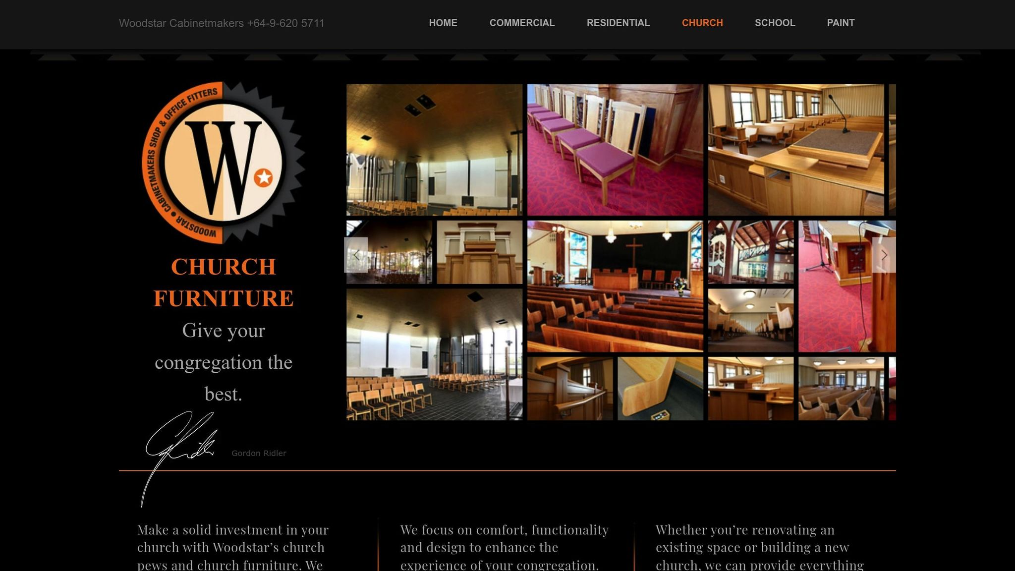 Woodstar Church Furniture