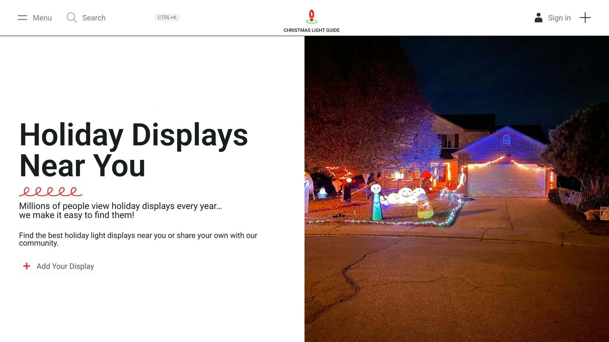 Christmas Light Guide