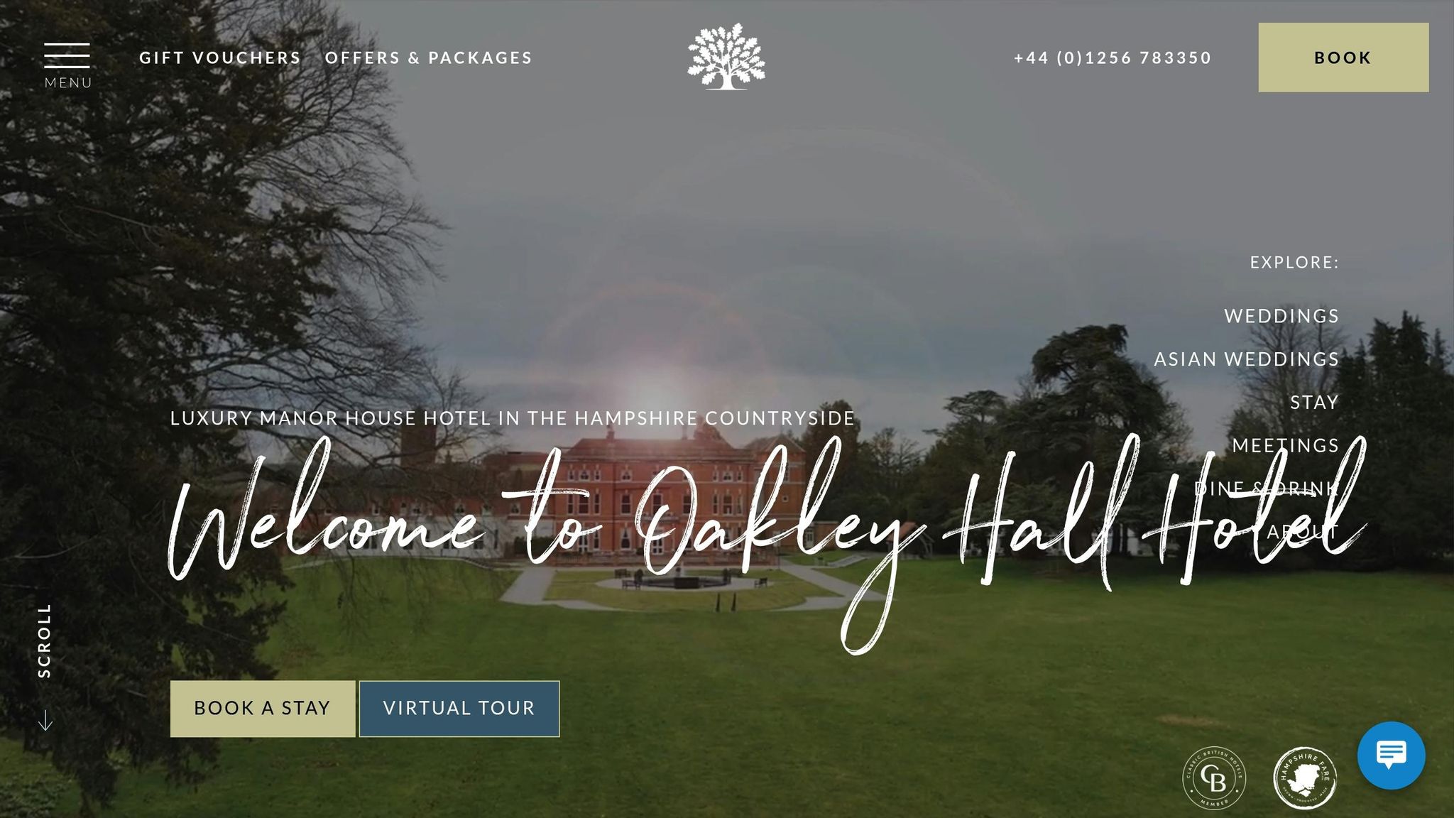 Oakley Hall Hotel