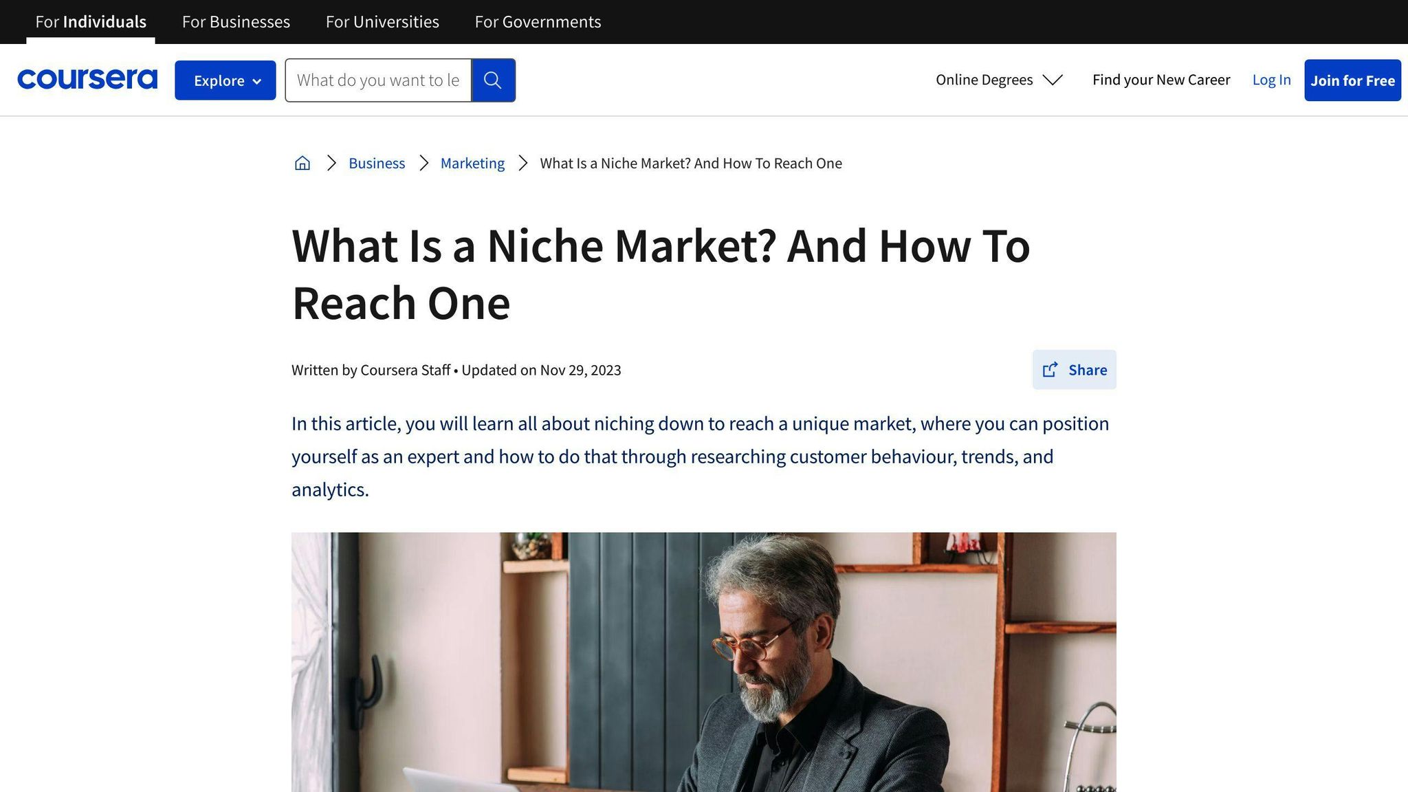 Niche Market