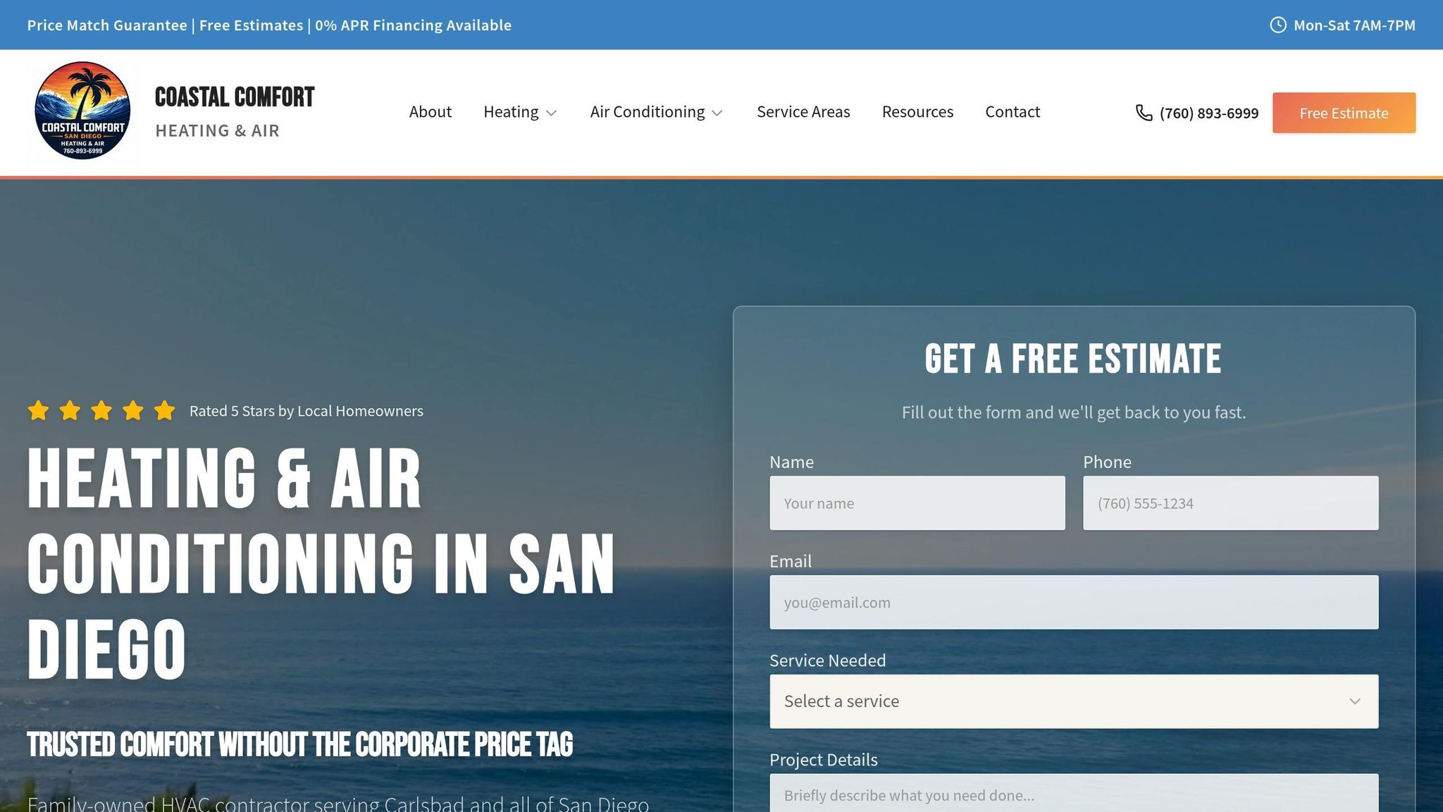 Coastal Comfort San Diego